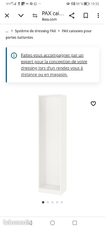 Cherche caisson pax ikea (image 1)
