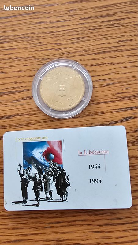 Médaille Française 50 Ans De La Libération 1944-1994 - 2ème DB Par Ballard - Bronze