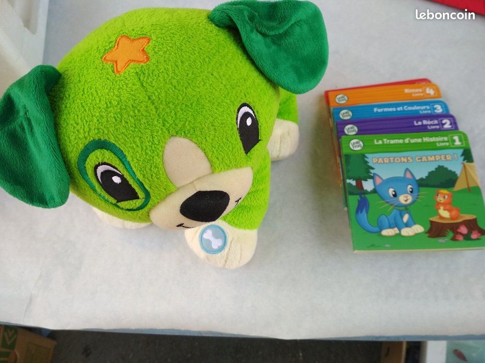 Peluche interactive avec ses 5 livres Leap Frog (image 2)