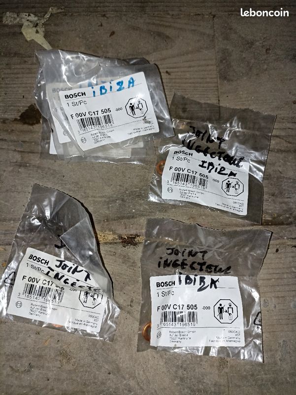 Joints d'injecteur Seat Ibiza 6k2 Neuf (image 2)