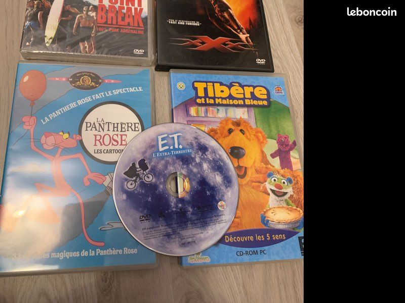 Lot dvd action enfants point break et la panthère rose (image 1)