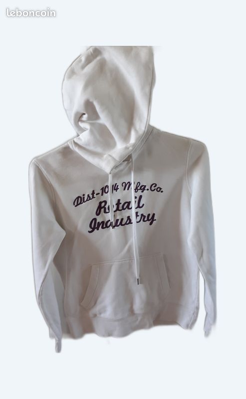 Sweat blanc TM (image 1)