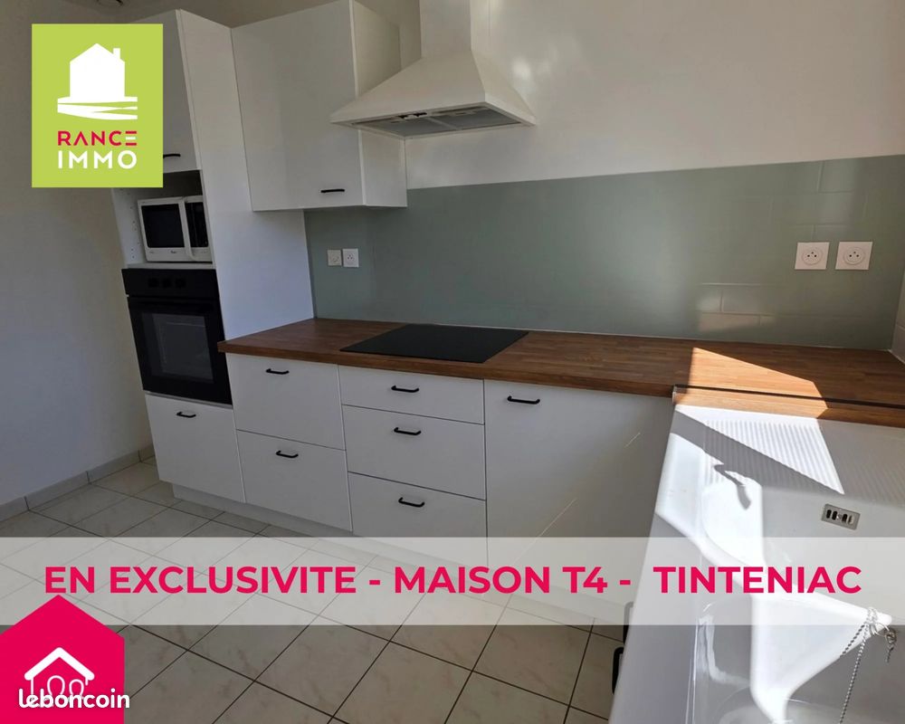 Maison 4 pièces 82 m² · à Tinténiac · 82 m² · 1 100 €/mois
