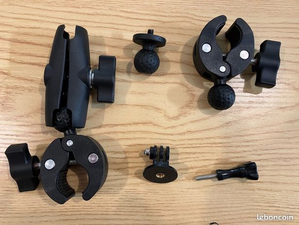 Support de guidon de vélo, de moto et de casque pour caméra GoPro, compatible avec GoPro Hero 11 Mini 10 9 8 7 6 5 4 Black Max Fusion Support de guidon de vélo, de moto et de casque pour caméra GoPro, compatible avec GoPro Hero 11 Mini 10 9 8 7 6 5 4 Black Max Fusion