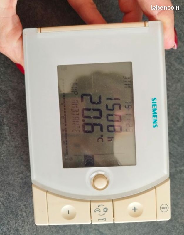 Termostato Ambiente Digital Siemens RDH10 Con Gran Display