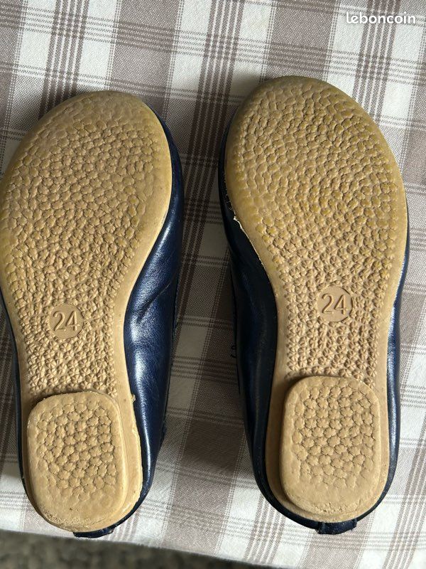 Ballerines bleu marine petite fille (image 5)