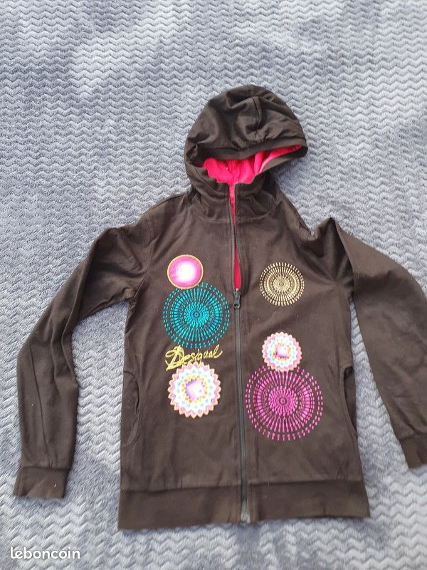 Gilet désigual zippé 11 ans (image 1)
