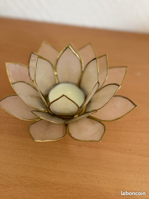 Bougeoir fleur de lotus (image 1)
