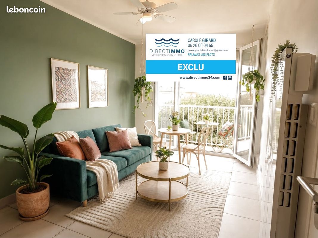 Appartement 2 pièces 32 m² · à Palavas-les-Flots · 32 m² · 159 000 €