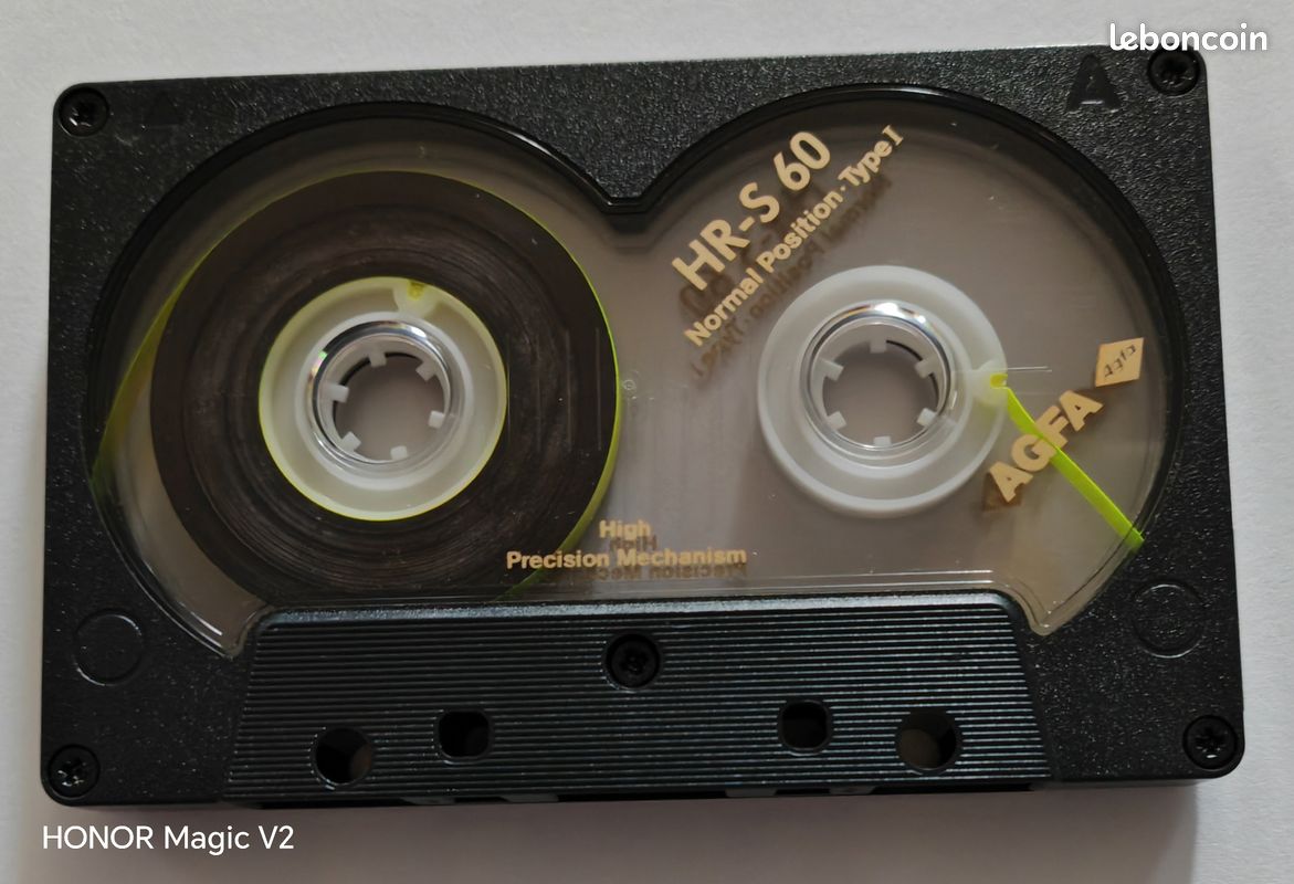 lot 8 K7 AUDIO-Agfa LNX 60-cassette audio tape-vintage
