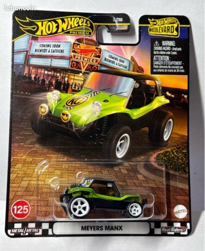 Hot Wheels Boulevard 1/64 - Volkswagen Meyers Manx #125 - Édition 2025 NEUVE