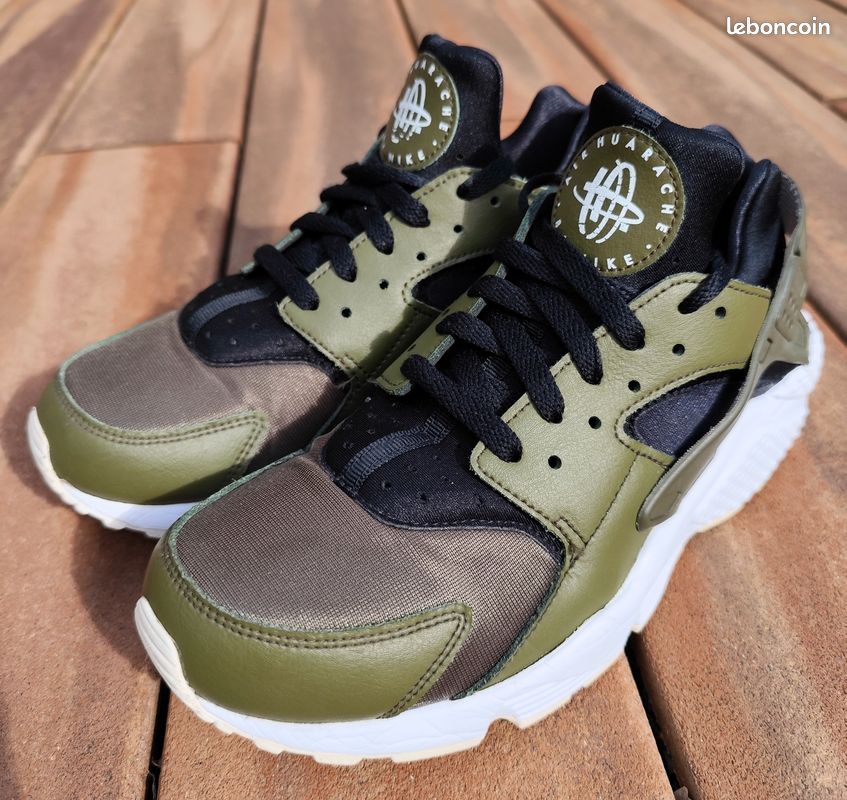 Triple White Huarache Ultra Vert Kaki Air Huarache Basket Kaki