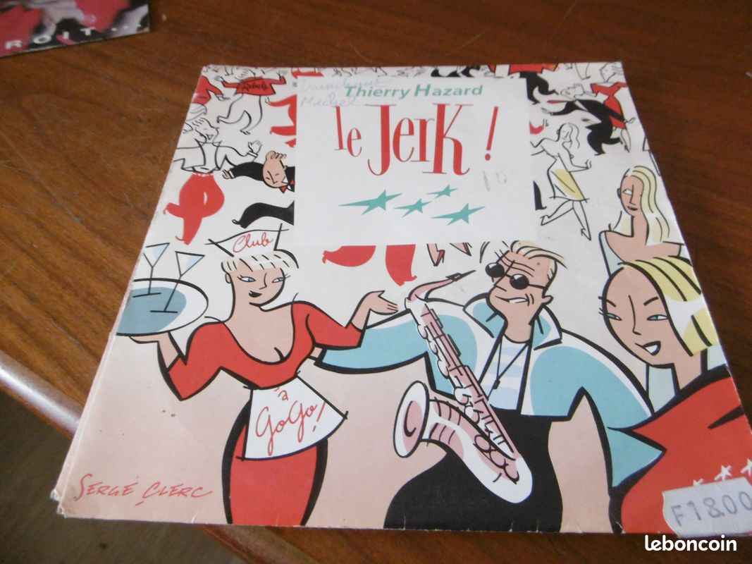 Vinyle 45 t Thierry HAZARD "le jerk" (image 1)