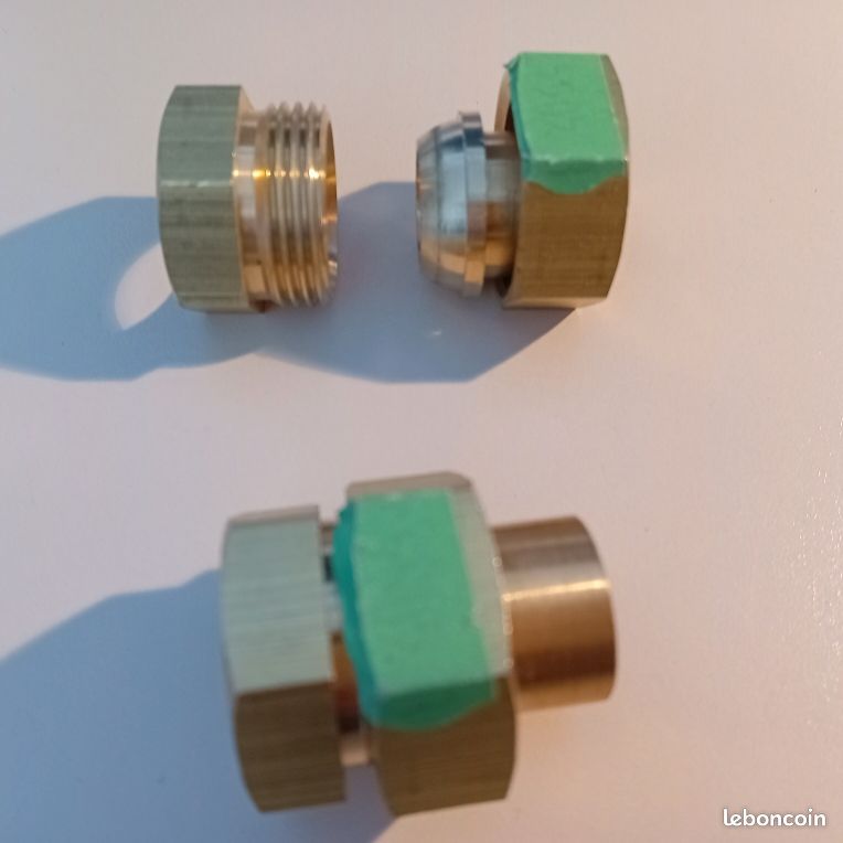 Raccord Manchon Conique En Laiton D 18 / 1/2 Femelle – Pour Tube Cuivre, Fabrication Française