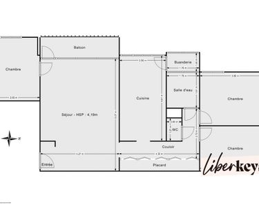 Appartement 185 000 € - 79 m²