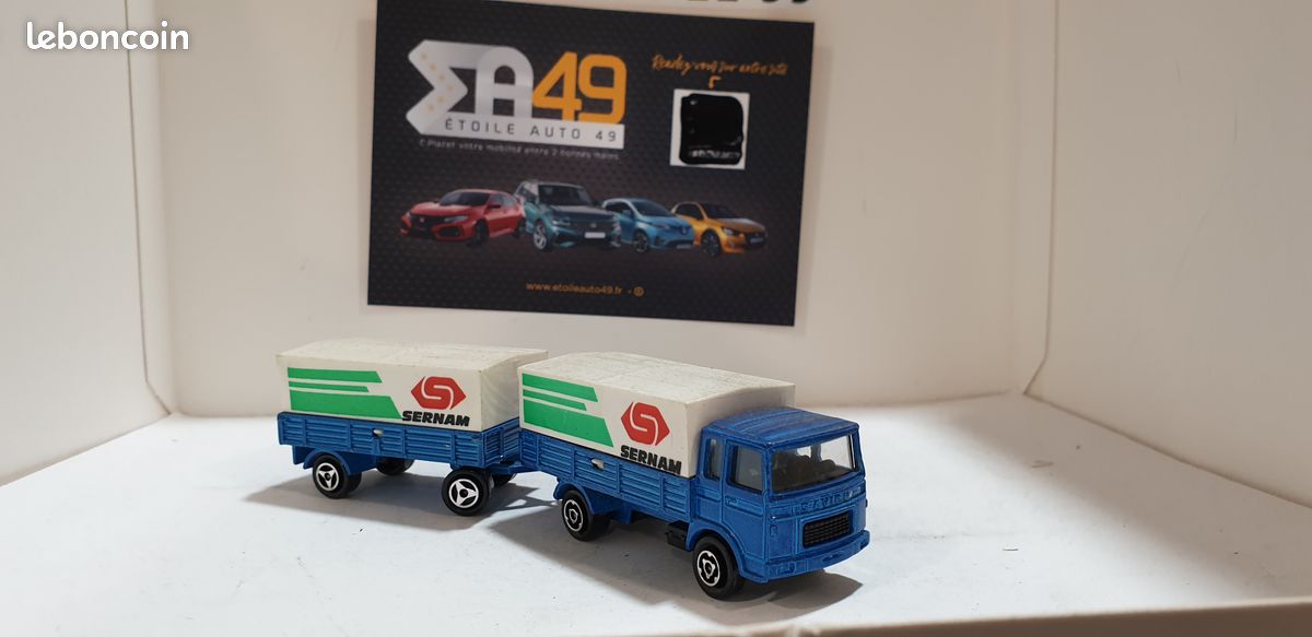 Majorette 323 - Renault 16 Avec Remorque Et Planeur Wasmer - 1/43 - En Boîte