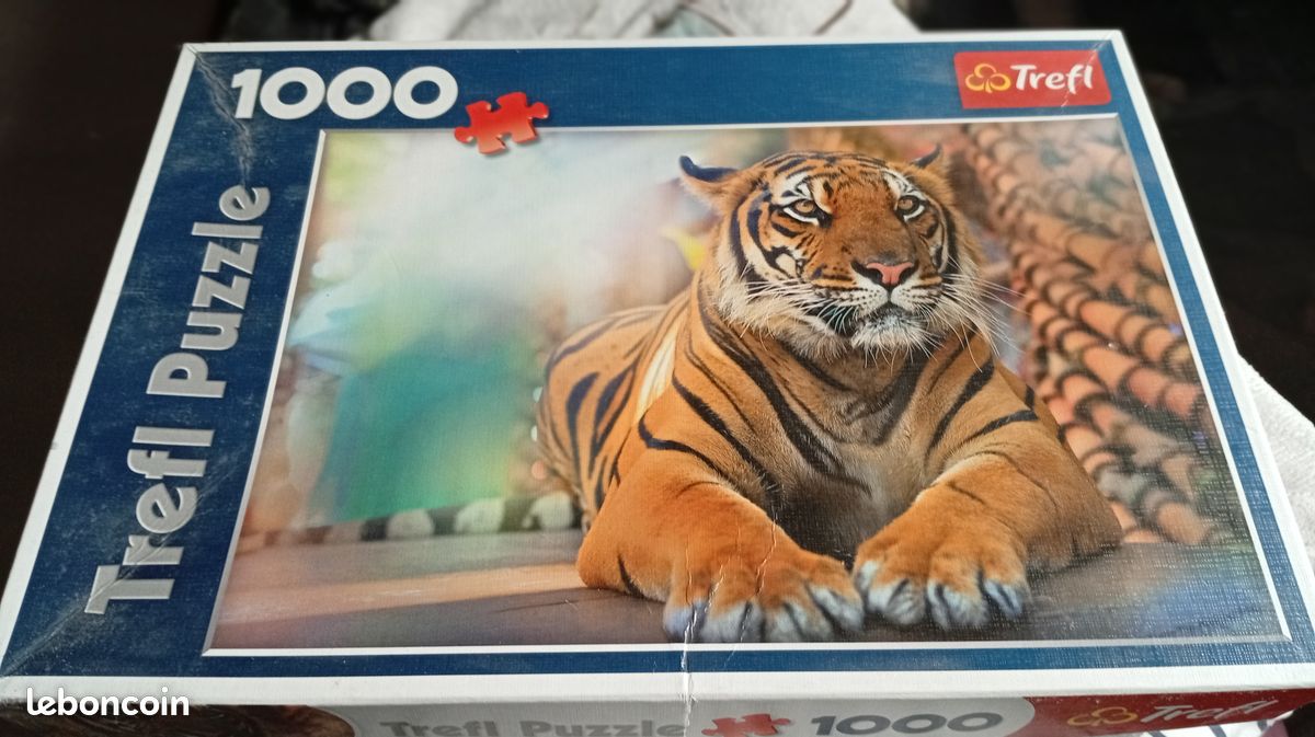 Puzzle 1000 pièces tigre (image 1)