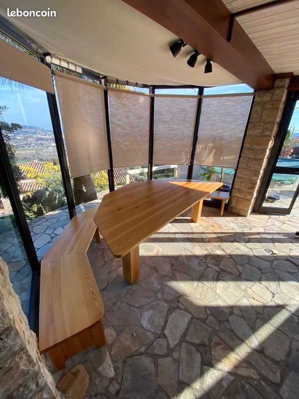 Grande Table bois massif de Mélèze (image 3)