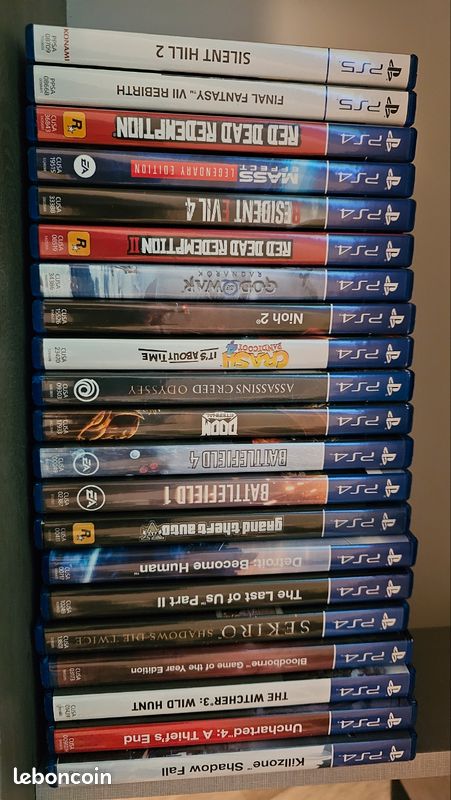 Jeux vidéo PS5/PS4 PAS DE LIVRAISON - liste des jeux encore dispos en description (image 1)