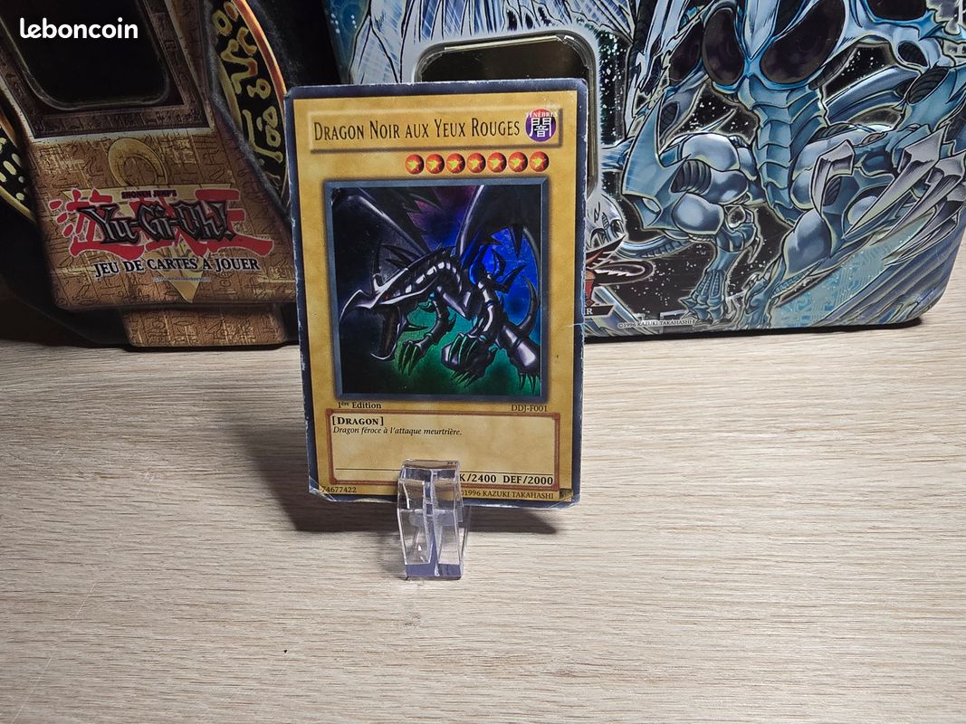 Yu-Gi-Oh Dragon Noir Aux Yeux Rouges DDJ-F001 (image 1)
