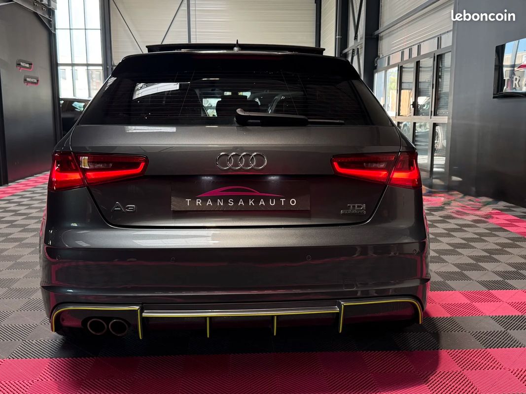 Audi A3 Quattro 2.0 TDi 184 cv S line Toit ouvrant - Bang Olufsen - Distrib et STRONIC à jour (image 6)