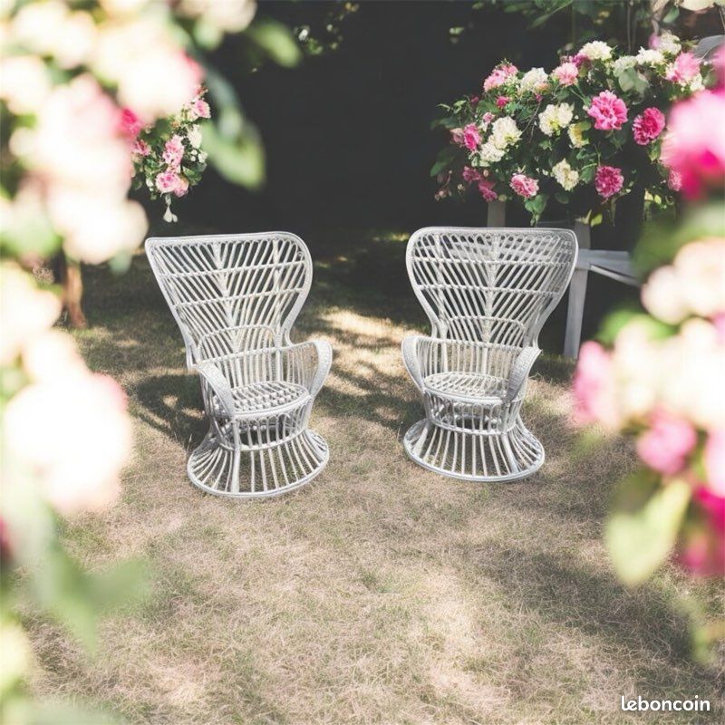 Fauteuils rotin (image 4)