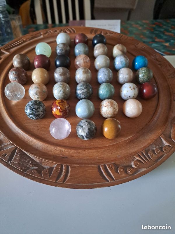Jeu de Solitaire en bois (image 2)