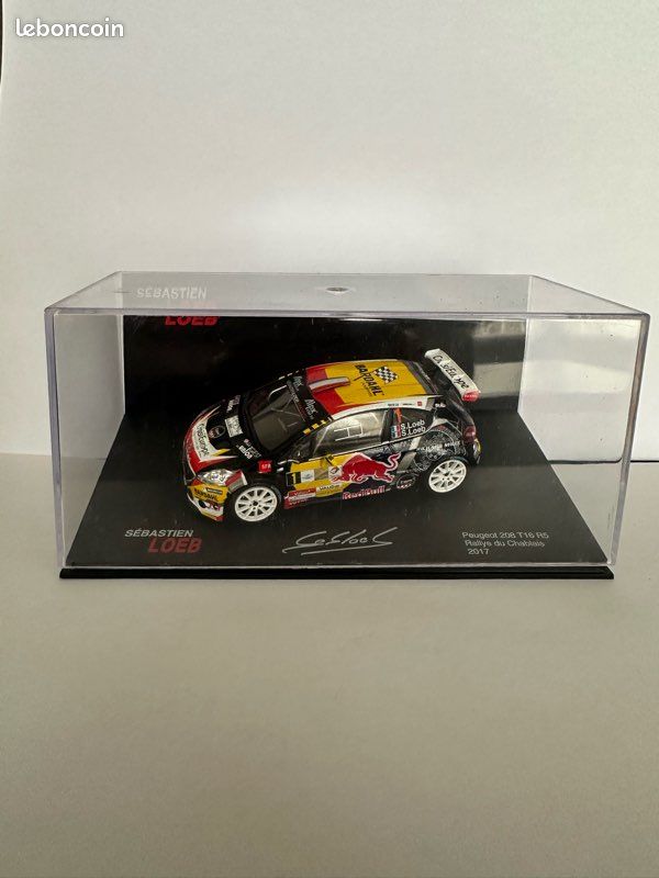 Scaleauto Peugeot 208 Rally Chablais winner 2017 - Sébastien Loeb