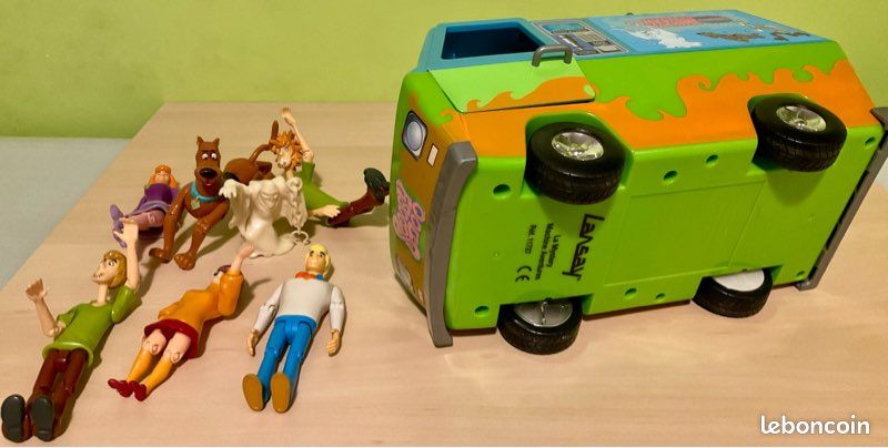 Lansay – Mystery Machine Scooby-Doo – Véhicule Jouet Avec Figurines – État D’occasion