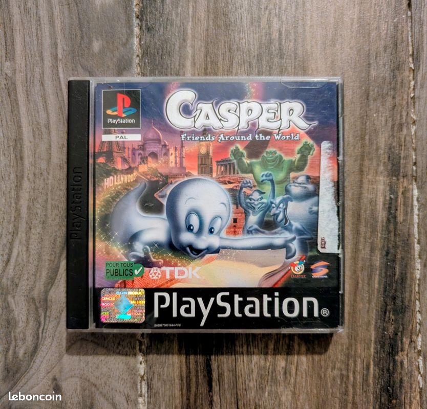 Notice Originale Du Jeu Casper Sur PS1 (PlayStation 1) - PAL - État Bon