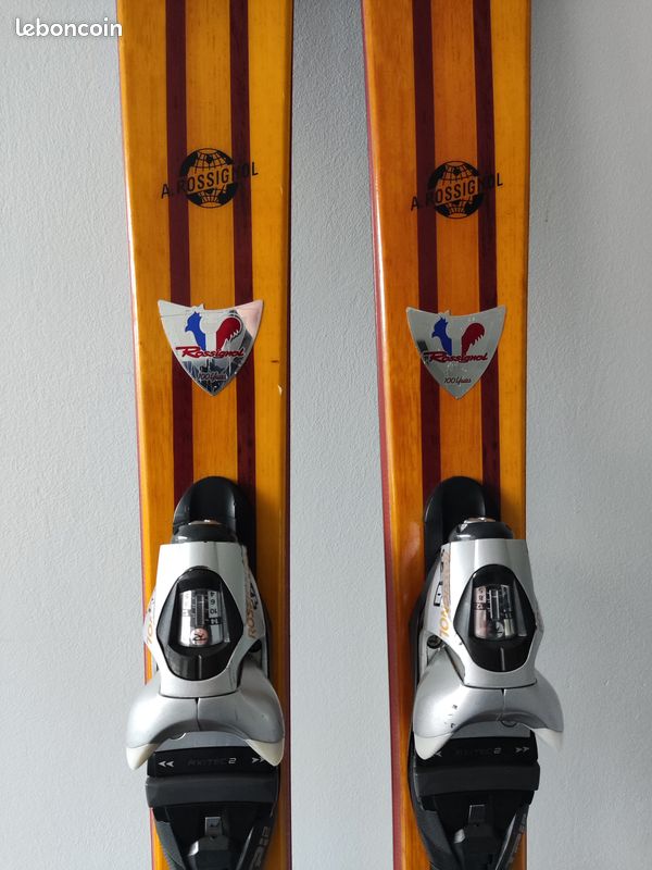 Ski Rossignol P100 Adulte D'Occasion - 142 Cm Avec Fixations