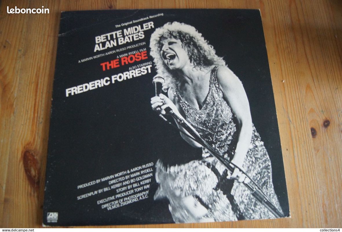 Bette midler alan bates the rose rare lp americain du film 1979 valeur+ (image 1)