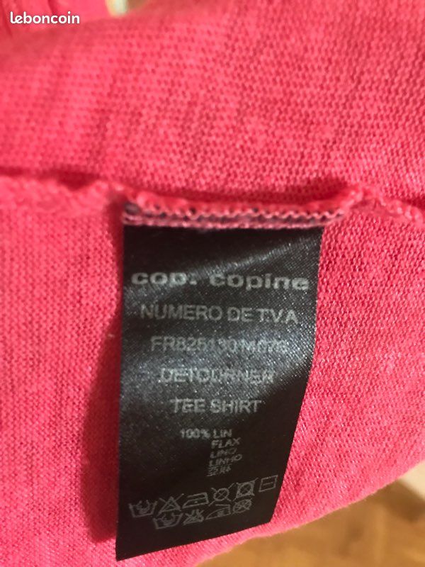 Débardeur long COP.COPINE en lin taille L/XL (image 5)