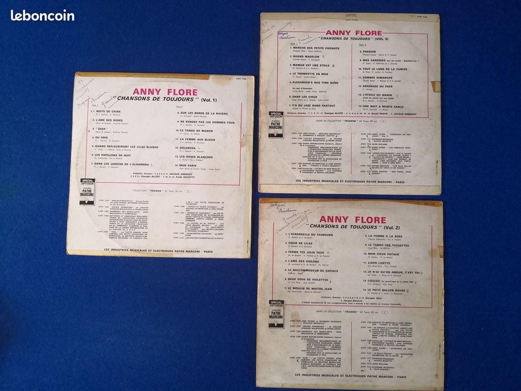Disques vinyle, Anny FLORE (image 2)