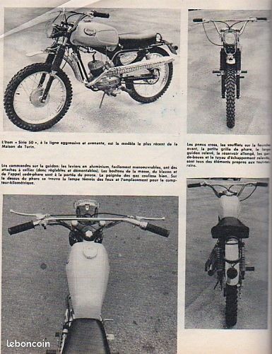 MOTOCYCLISME 1 TRIUMPH 650 Bonneville ITALJET GO GO Piaggio Ciao ITOM Sirio MALAGUTI HONDA 750 Four SUZUKI 50 TR (image 5)