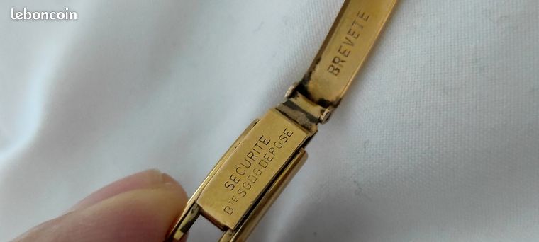 Montre Vintage LIP Mécanique Plaqué Or 10 Microns - Modèle Churchill Des Années 1960, Style Luxe