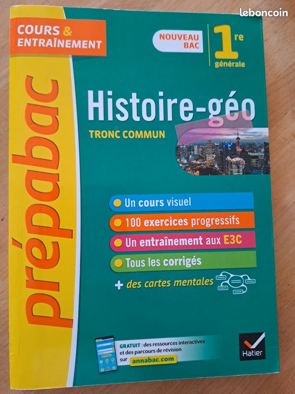 Prépabac 1re Histoire-géo tronc commun (image 1)