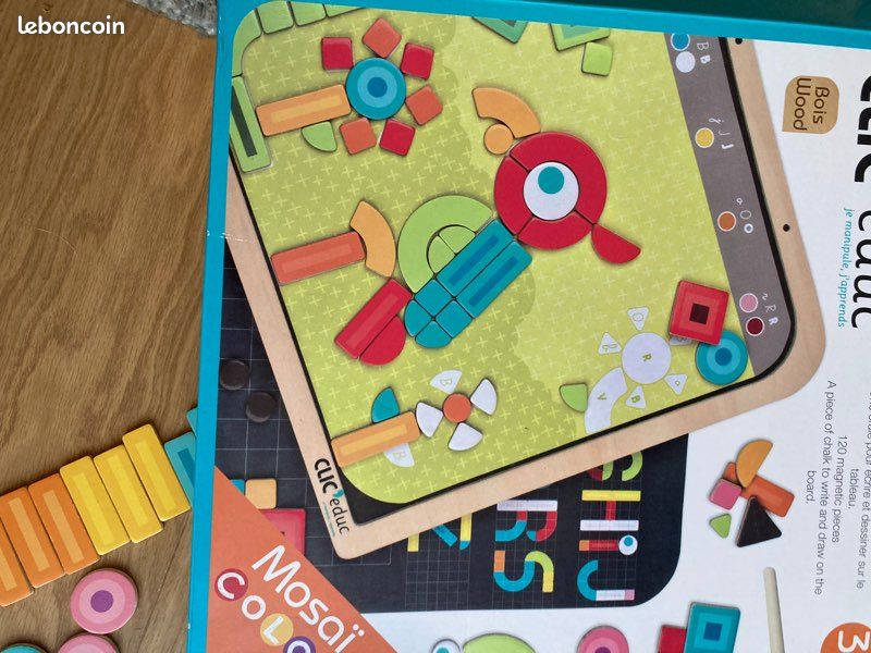 Clic Educ Mosaï color. Jeux aimant bois (image 2)