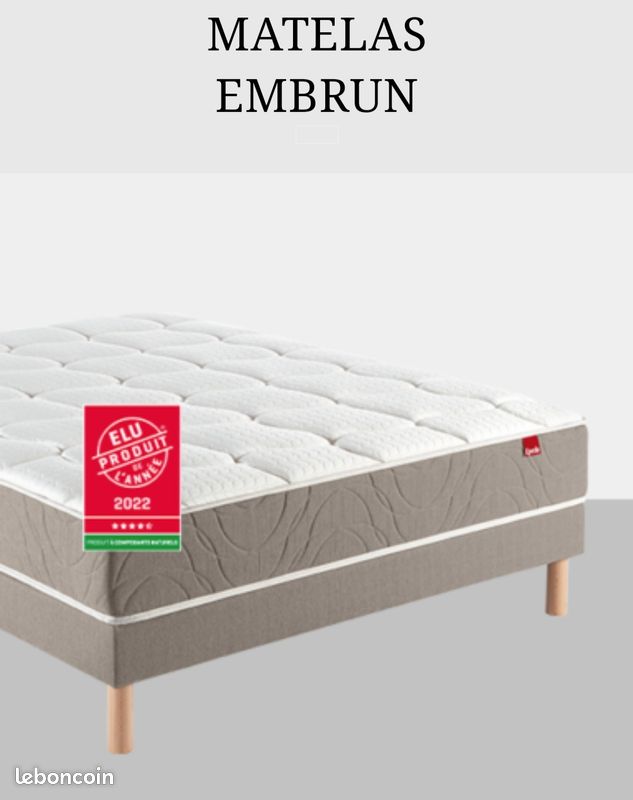 Matelas Epeda Embrun (très peu servi) (image 1)