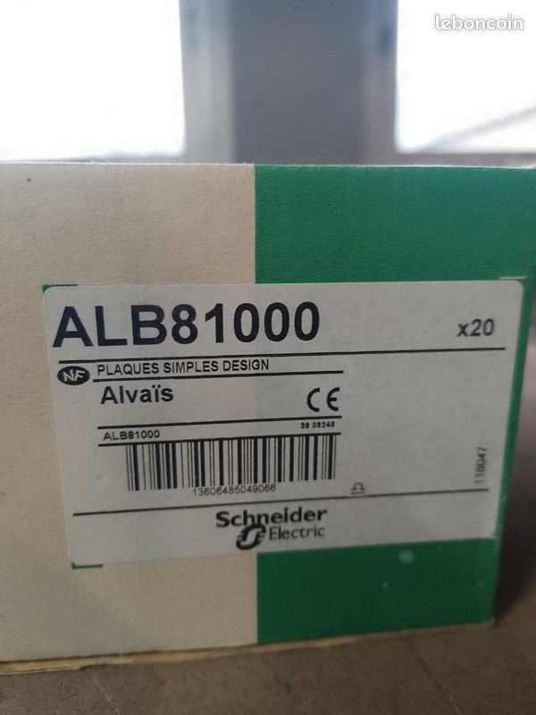 Plaque Schneider Alvais ALB81000 (image 2)