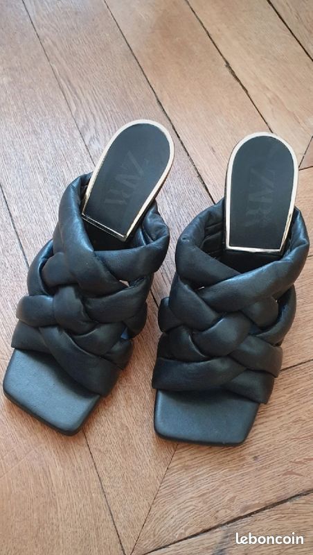 Mules en cuir zara (image 2)