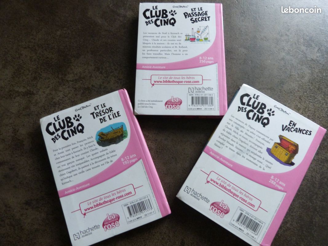 Livres "le club des 5" format poche HACHETTE (8/12 ans) (image 3)