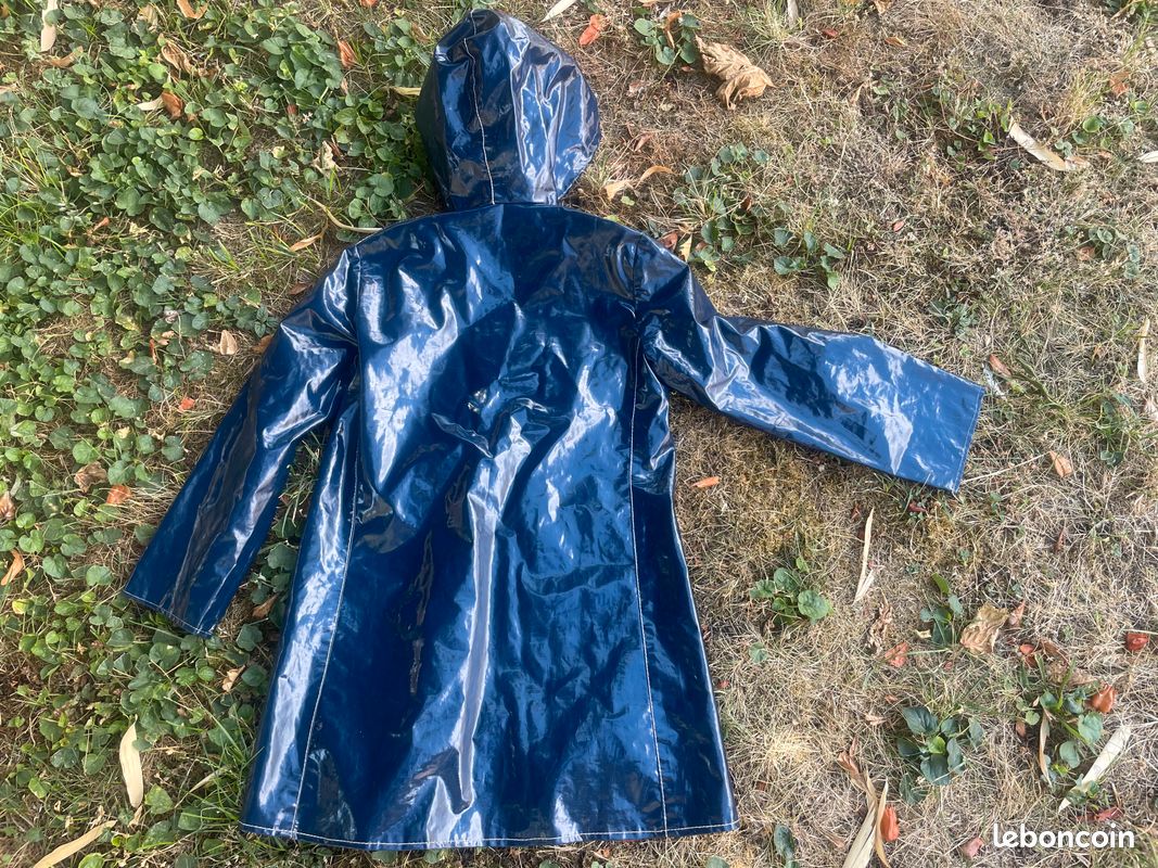 Imperméable / Ciré enfant bleu marine - 8/9 ans (image 2)