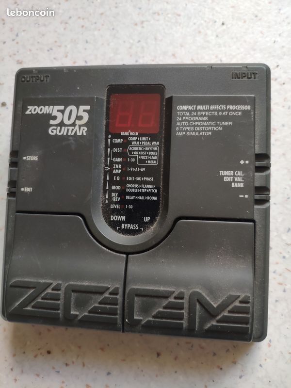 Multi effets Guitare Vintage Zoom 505 Made in Japan (image 1)