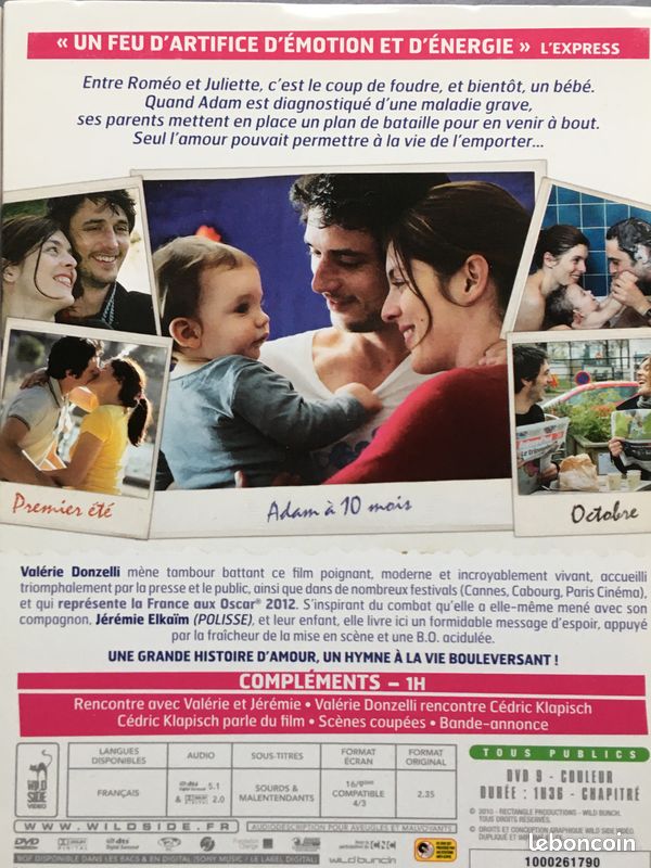 Dvd film " LA GUERRE EST DECLAREE " (image 2)