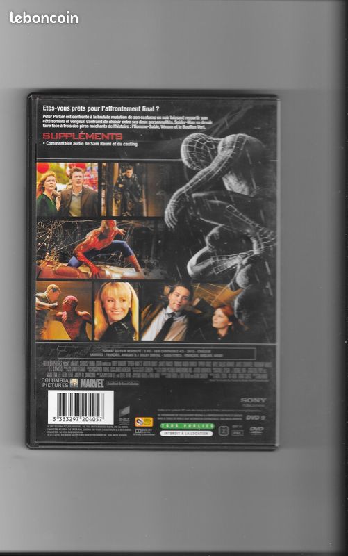 DVD Spider-man 3 (image 2)