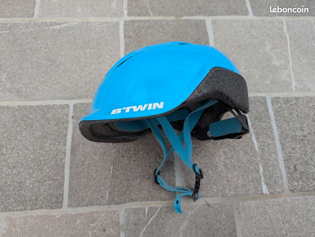 BTWIN Casque velo enfant 500 bleu (image 2)