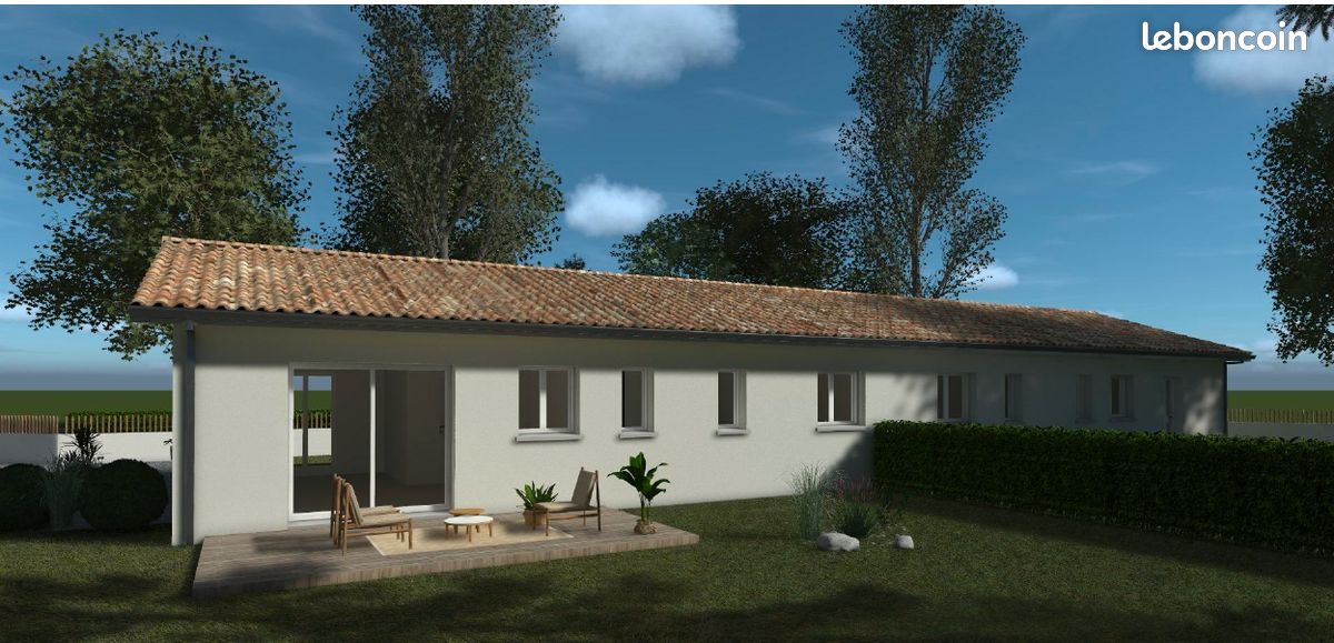 Villa neuve 90m2 bord de foret climatisation, eau chaude et chauffage par pompe à chaleur cuisine équipée , Située au quartier POMS entre parentis et ychoux - Parentis-en-Born 40160 (image principale 2)