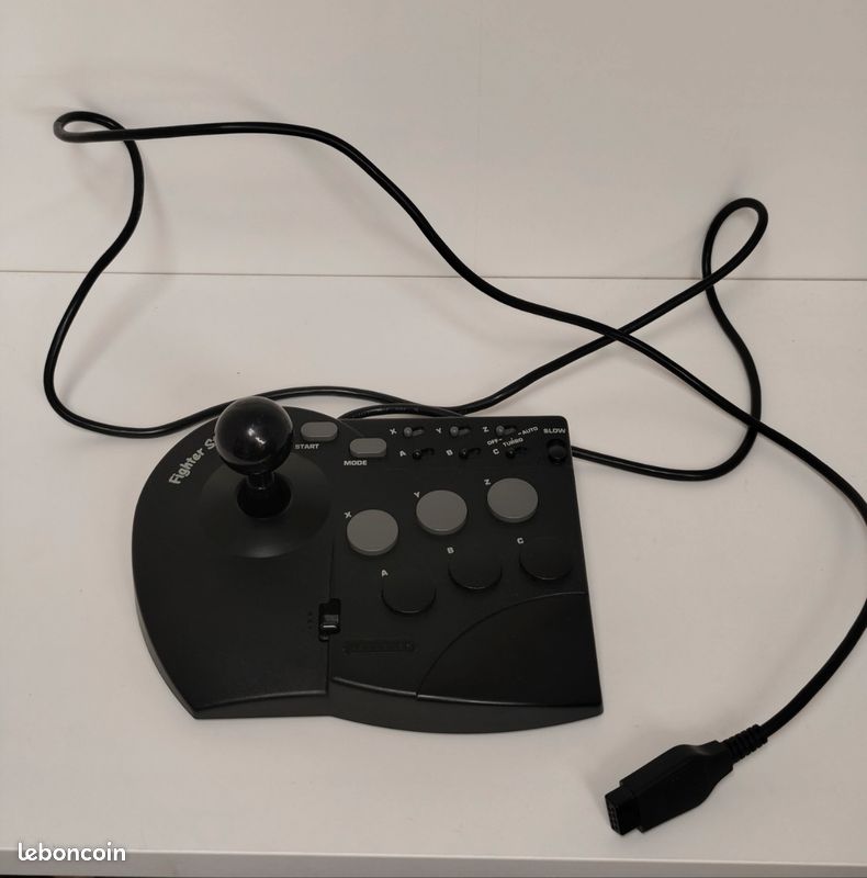 Manette Sega Mega Drive - Asciiware Asciipad MD-6 - Occasion En Bon état - Rétro Gaming