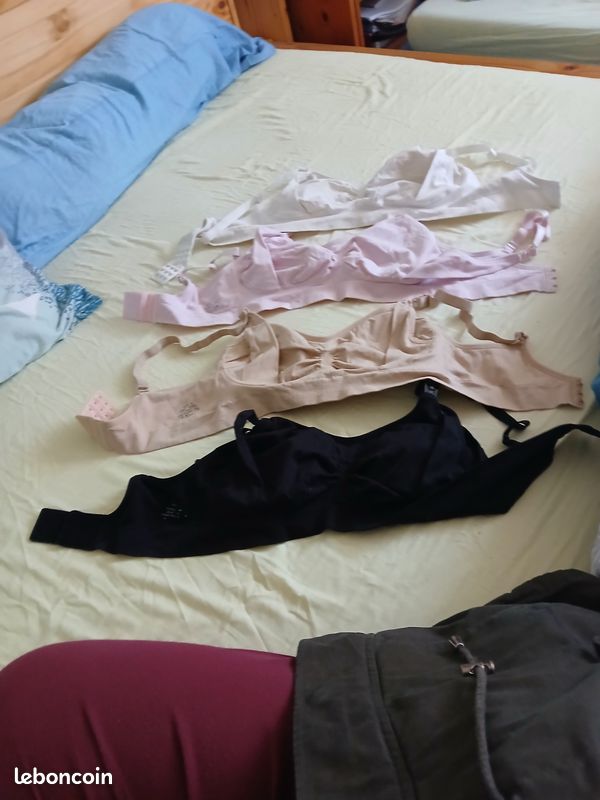 4 Soutien gorge allaitement XL état neuf (image 1)
